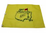 Ben Crenshaw Signed 2007 Masters Embroidered Flag with Years Inscription JSA COA