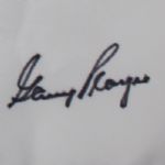 Gary Player Signed Embroidered Hall of Fame Flag - Undated JSA COA