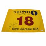 Rory McIlroy Signed 2014 Open Screen Flag JSA COA