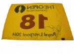Rory McIlroy Signed 2014 Open Screen Flag JSA COA