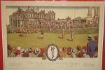 Bobby Jones Signed 1930 Currier & Ives British Open@St. Andrews - RARE!