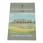 Lot of (3) 1962 British Open Items: Program, Pairing Sheet, & Parking Pass-Palmer Win