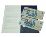 Jack Nicklaus Signed Royal Bank of Scotland 5 lb. Note-Also 2nd one Unsigned