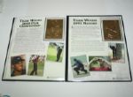 Tiger Woods Upper Deck Gold Foil 'Tiger Slam' Cards in Book