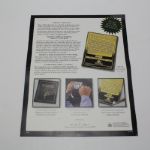 Tiger Woods Upper Deck Gold Foil 'Tiger Slam' Cards in Book