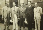 Mounted Original 11x14 Photo with Bobby Jones, Cyrill Tolley(Brit. Am), H. Johnston etc