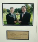 Oakland Hills 2004 Ryder Cup Thank You Gift Deluxe Shadowbox To C.E.O. Mich. PGA