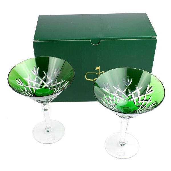 Augusta National Members Martini Glasses