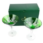 Augusta National Members Martini Glasses