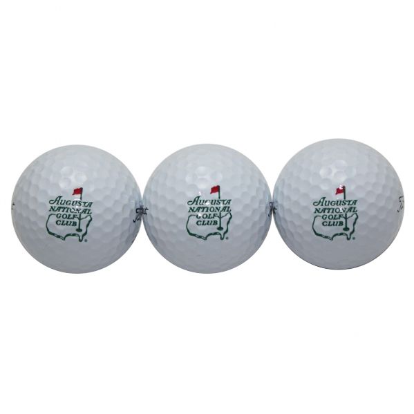Augusta National Golf Club Members Sleeve of Golf Balls