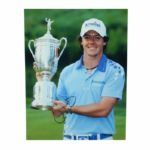 Rory McIlroy Signed Trophy Shot 8x10 Photo JSA COA