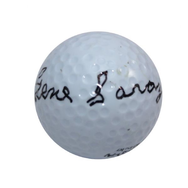 Gene Sarazen Signed Golf Ball JSA COA