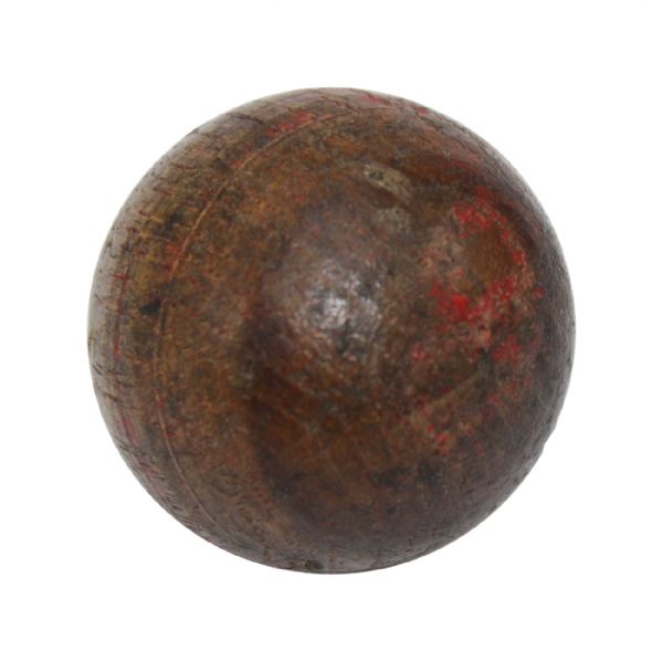 Antique Wooden Golf Ball