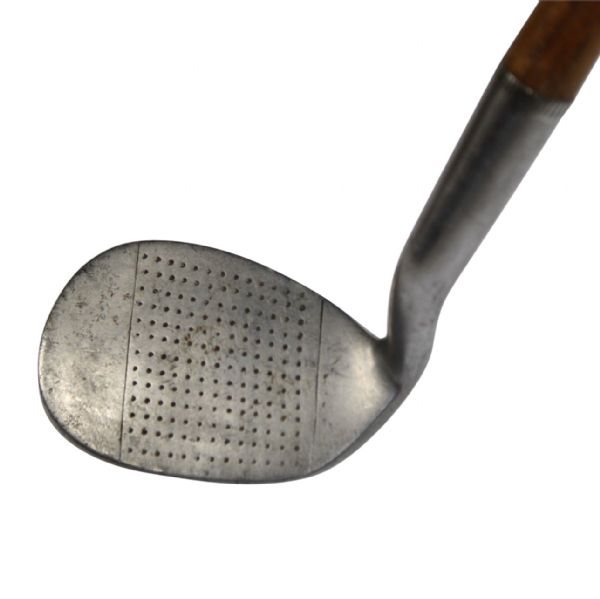 William Gibson & Co. Lockwood Brown Hickory Shank Proof Niblick