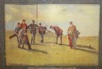 1907 MacNiven & Cameron's Waverly Pen Golf Advertising - Framed