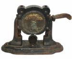 Rare Chambers Patent “The Omnes Golf Ball Marker” Cast Iron Golf Press - Circa 1910