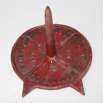 Early 1900's Chicago Vitreous Enamel Co. Hole 15 Yardage Marker