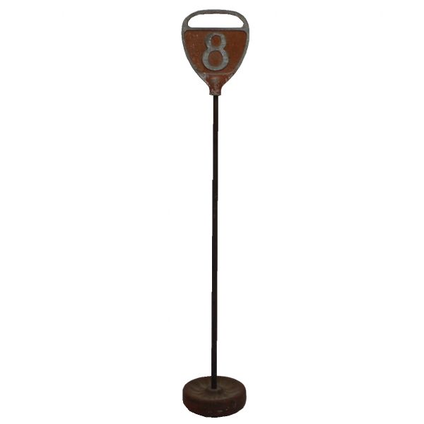 Early 1900 Putting Green Hole Marker - #8