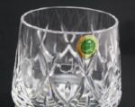 2004 Etched Masters Logo Cut Crystal Decanter & Glass- Hand Made In Ireland