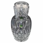 2004 Etched Masters Logo Cut Crystal Decanter & Glass- Hand Made In Ireland