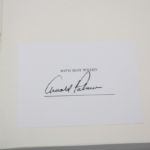 Arnold Palmer 'A Golfer's Life' With Hand Signed Book Plate By Arnie-JSA COA