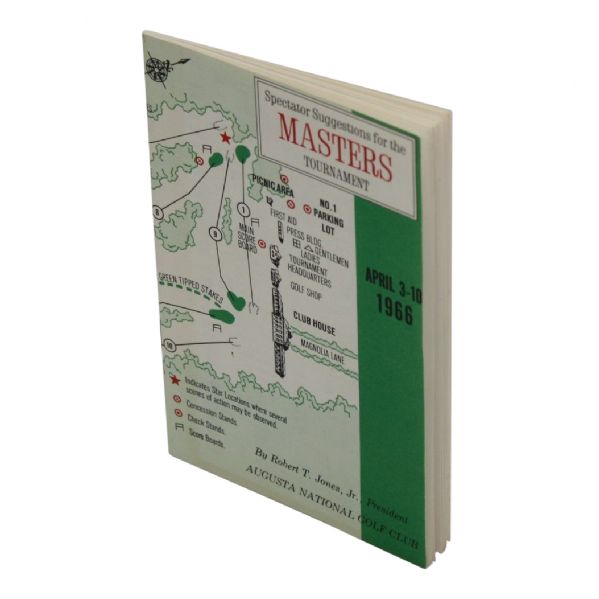 1966 Masters Spec Guide - Jack Nicklaus Victory-Near Mint condition