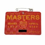 1972 Masters Badge - Jack Nicklaus Victory
