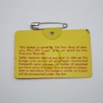 1975 Masters Badge - Nicklaus Victory