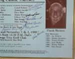 Signed By Seldom Seen 1948 Masters Champ CLAUDE HARMON-Tournament Poster 