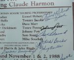 Signed By Seldom Seen 1948 Masters Champ CLAUDE HARMON-Tournament Poster 