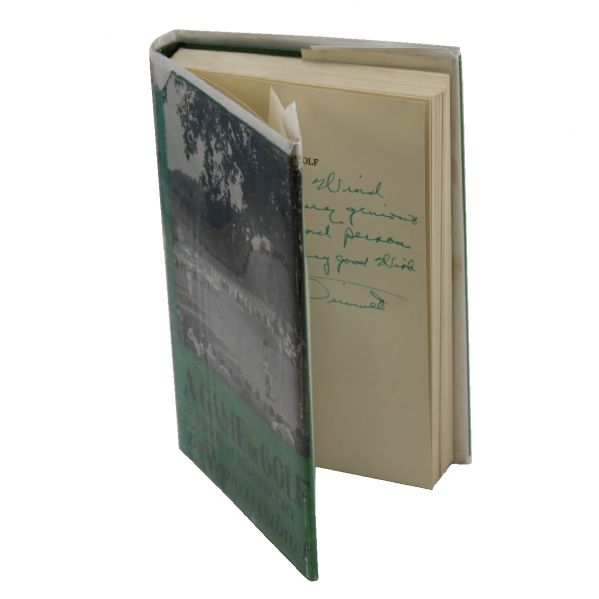 Francis Ouimet Signed A Game of Golf Book - Inscribed by Ouimet to Herb Wind JSA COA