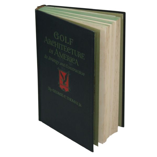 1927 Book Golf Architecture In America by Geo C. Thomas Jr.