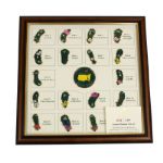 Masters 2014 Limited Edition (#51/150) Framed Pin Set - Sold Out