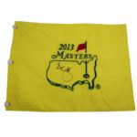 Adam Scott Signed 2013 Masters Embroidered Flag JSA COA