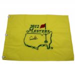 Arnold Palmer Signed 2012 Masters Embroidered Flag JSA COA