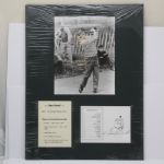 Sam Snead Signed Scorecard - Mounted with Photo and Stats Card JSA COA