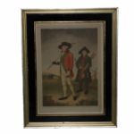 The Blackheath Golfer Print Signed by Engraver Will Henderson 