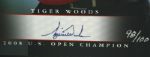 Tiger Woods Signed 2008 US Open Trophy Shot 8x10 Photo - UDA #98/100