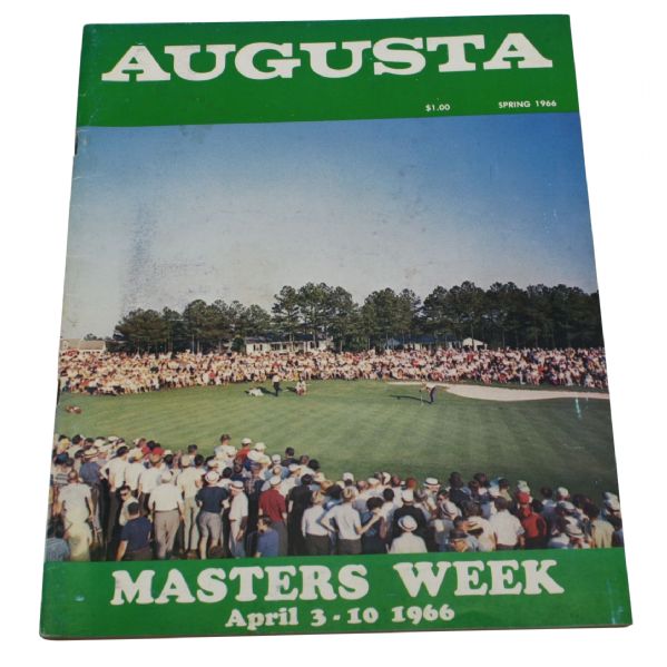 1966 Augusta Masters Week Magazine