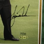 Tiger Woods 2001 Masters Tribute w/UDA Limited Edition 8x10 Framed Photo BAJ25316