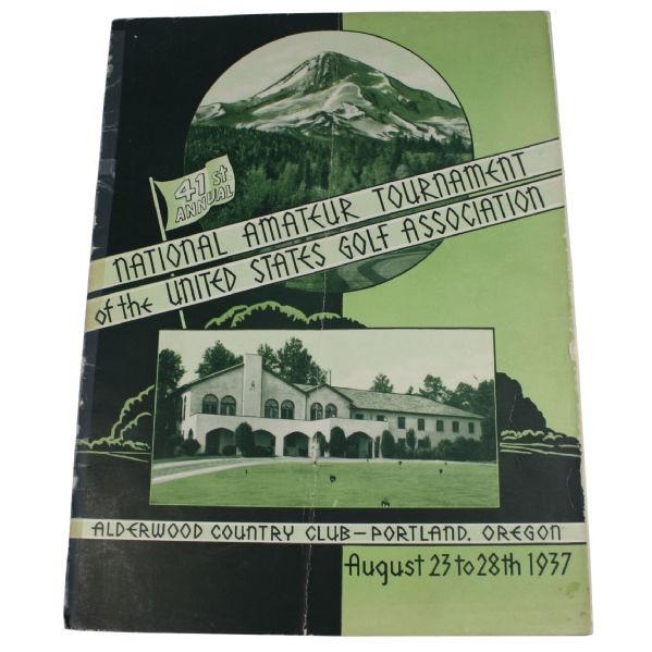 1937 U.S. Amateur Program - Johnny Goodman Victory