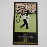Jack Nicklaus Signed GSV Card - 1965 JSA COA  