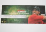 Tiger Woods Signed UDA Range Driven Ball Certificate - 463/500 - With Ball!