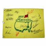 Masters Flag signed by 15 champions-With Four Deceased JSA COA