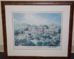Robert Trent Jones Signed-Print of Trent Jones  Golf Club Manasses, Va-Presidents Cup