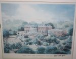 Robert Trent Jones Signed-Print of Trent Jones  Golf Club Manasses, Va-Presidents Cup