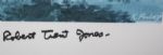 Robert Trent Jones Signed-Print of Trent Jones  Golf Club Manasses, Va-Presidents Cup