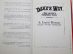 Signed Copy R.T. Jones Sr.-Dave's Way - A New Approach To Old-Fashioned Success Dave Thomas