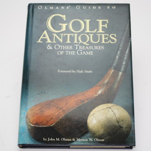Signed to R.T. Jones SR-Olmans Guide to Golf Antiques Other Treasures of the Game by John/Morton Olman