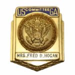 USGA Committee Badge Issued to Mrs. Fred D. Hogan - Circa 1940